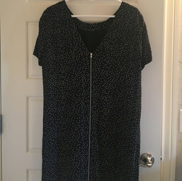 Madewell Zip-back Dress in Scatterdot - Picture 4 of 4